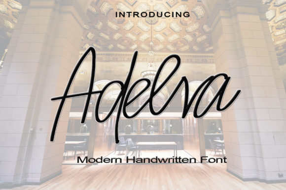 Adelva: A Refined Script for Modern Design