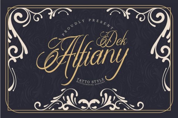 Alfiany Dek: The Script Font for Authentic Brand Stories