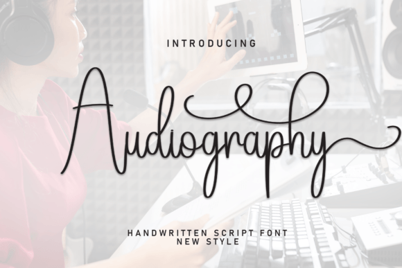 Audiography: The Handwritten Font That Elevates Your Creative Projects