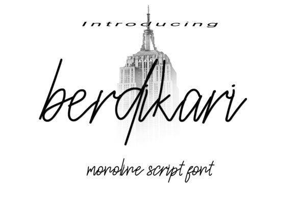 Berdikari: The Modern Script Font Redefining Elegant Branding