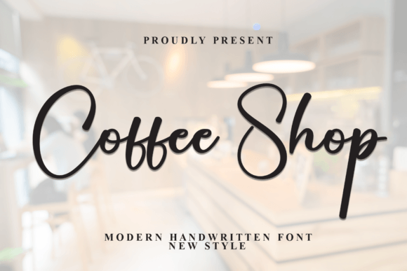 Coffee Shop: The Elegant Script Font for Handwritten Branding