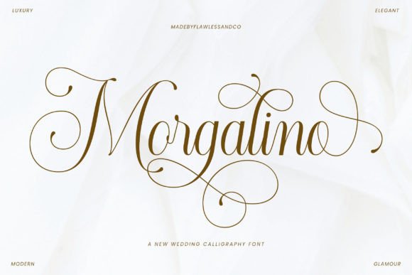 Morgalino: The Script Font for Elegant Weddings