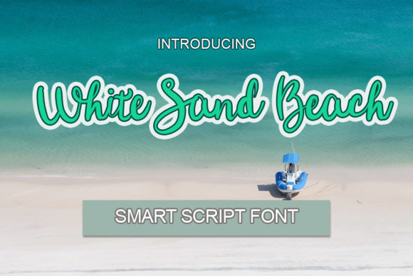 White Sand Beach: The Art of Refined Typography